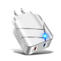 USB Charger PD Charger for Iphone 15 14 13 12 11 Xs Max Fast Charger PD3.0 QC3.0 Phone Charger Type C Tablets Charger