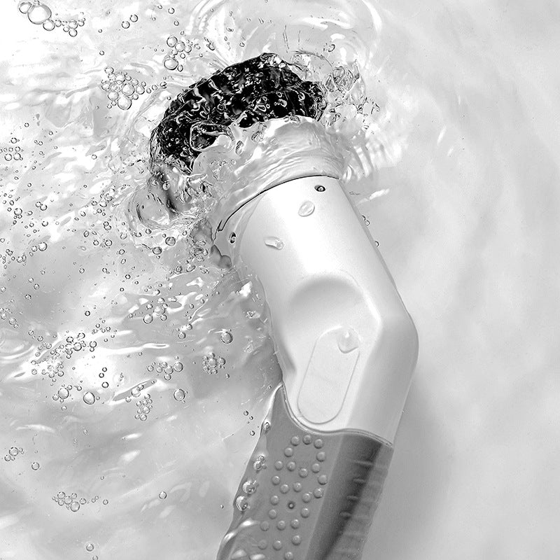 Kitchen household handheld electric dishwasher, brush pot, divine tool groove, multifunctional brush, electric cleaning brush